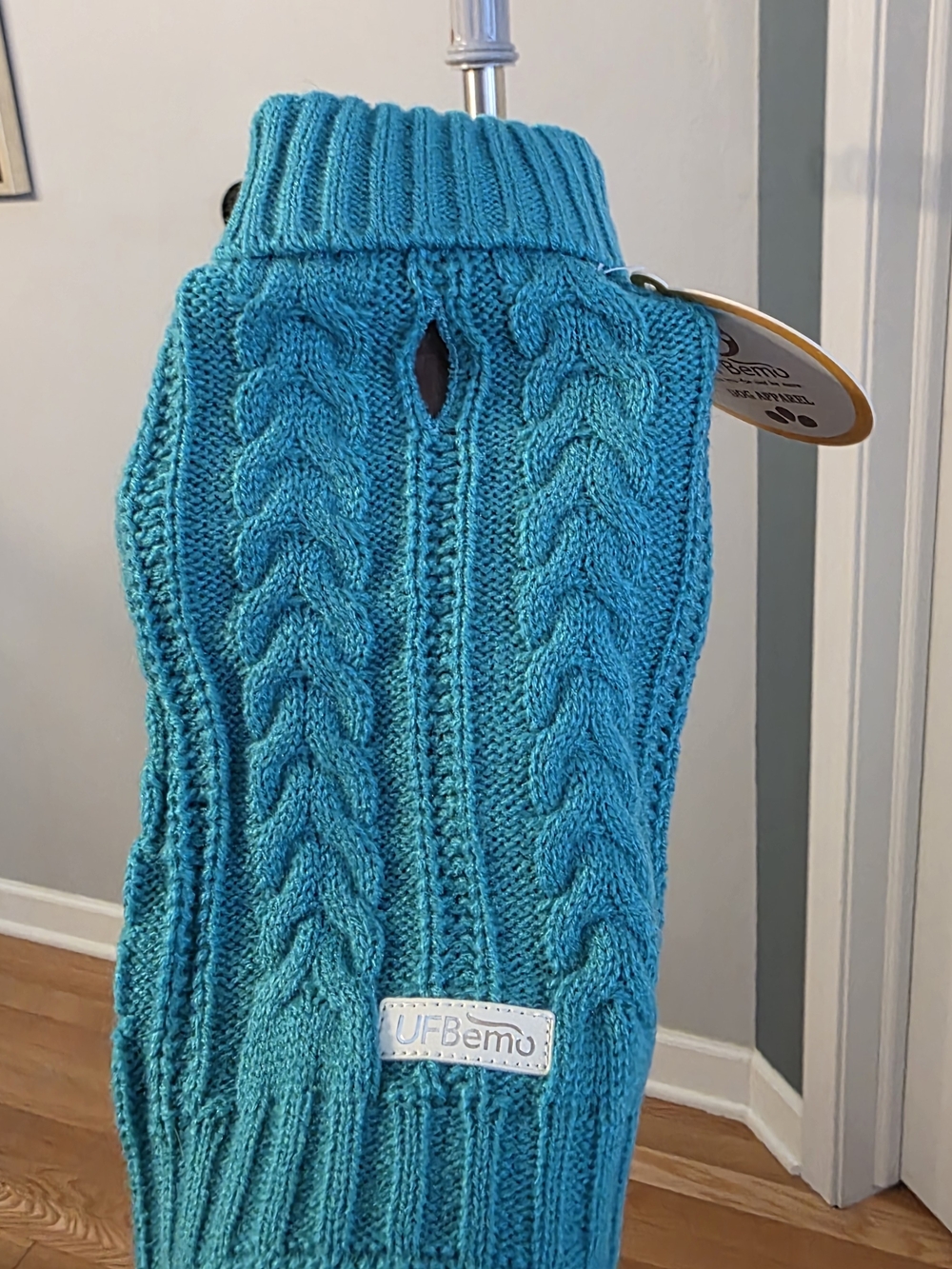 UF Bemo Teal Dog Sweater